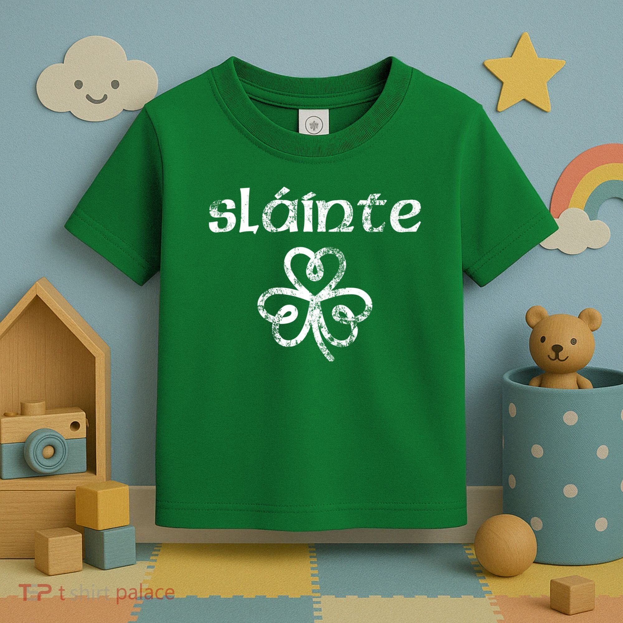 St Patricks Day, Slainte, Funny St Patricks Day Toddler T-Shirt