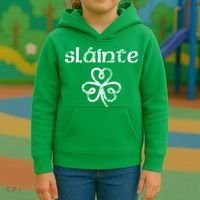 St Patricks Day, Slainte, Funny St Patricks Day Kids Hoodie thumb 3