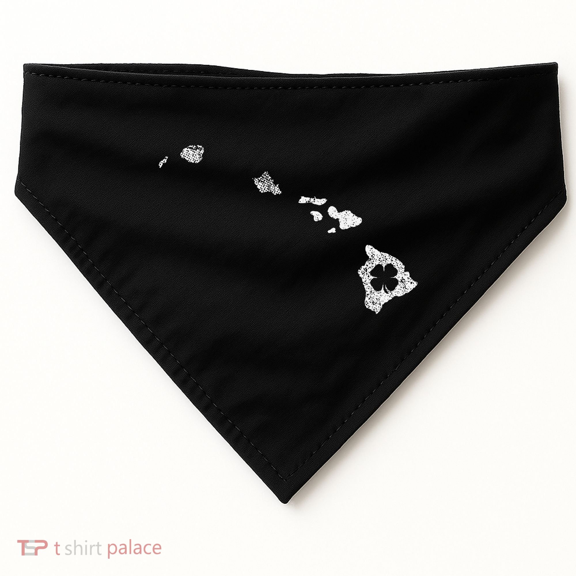 St Patricks Day Shamrock Hawaii Irish Green Saint Paddy's USA-Made Doggie Bandana