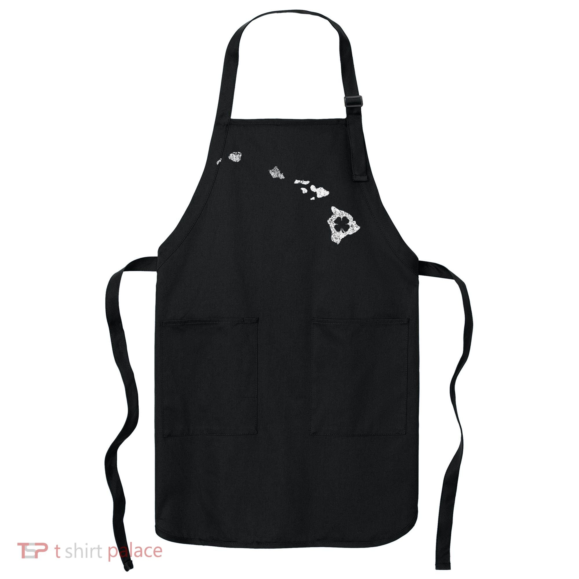 St Patricks Day Shamrock Hawaii Irish Green Saint Paddy's Apron