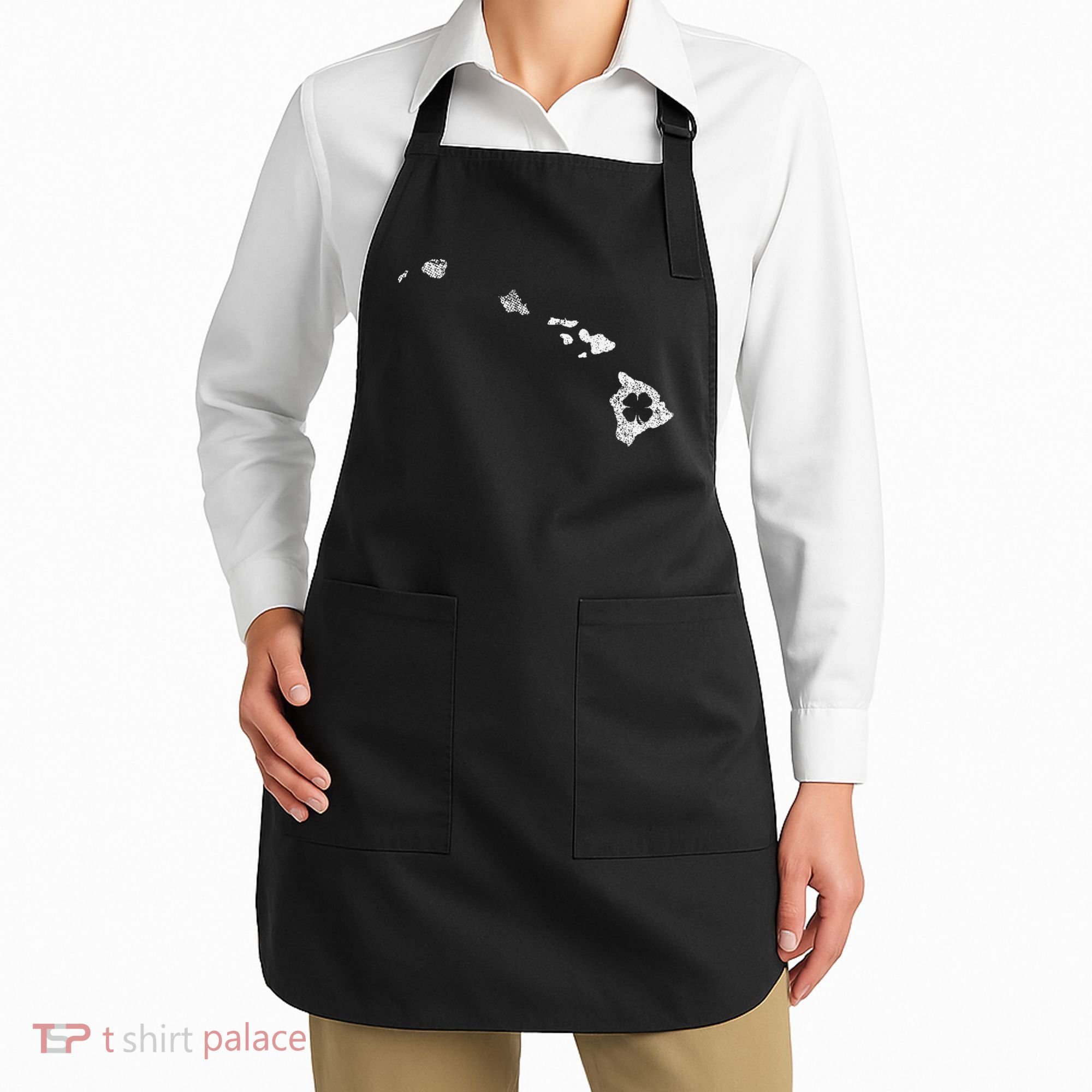 St Patricks Day Shamrock Hawaii Irish Green Saint Paddy's Apron