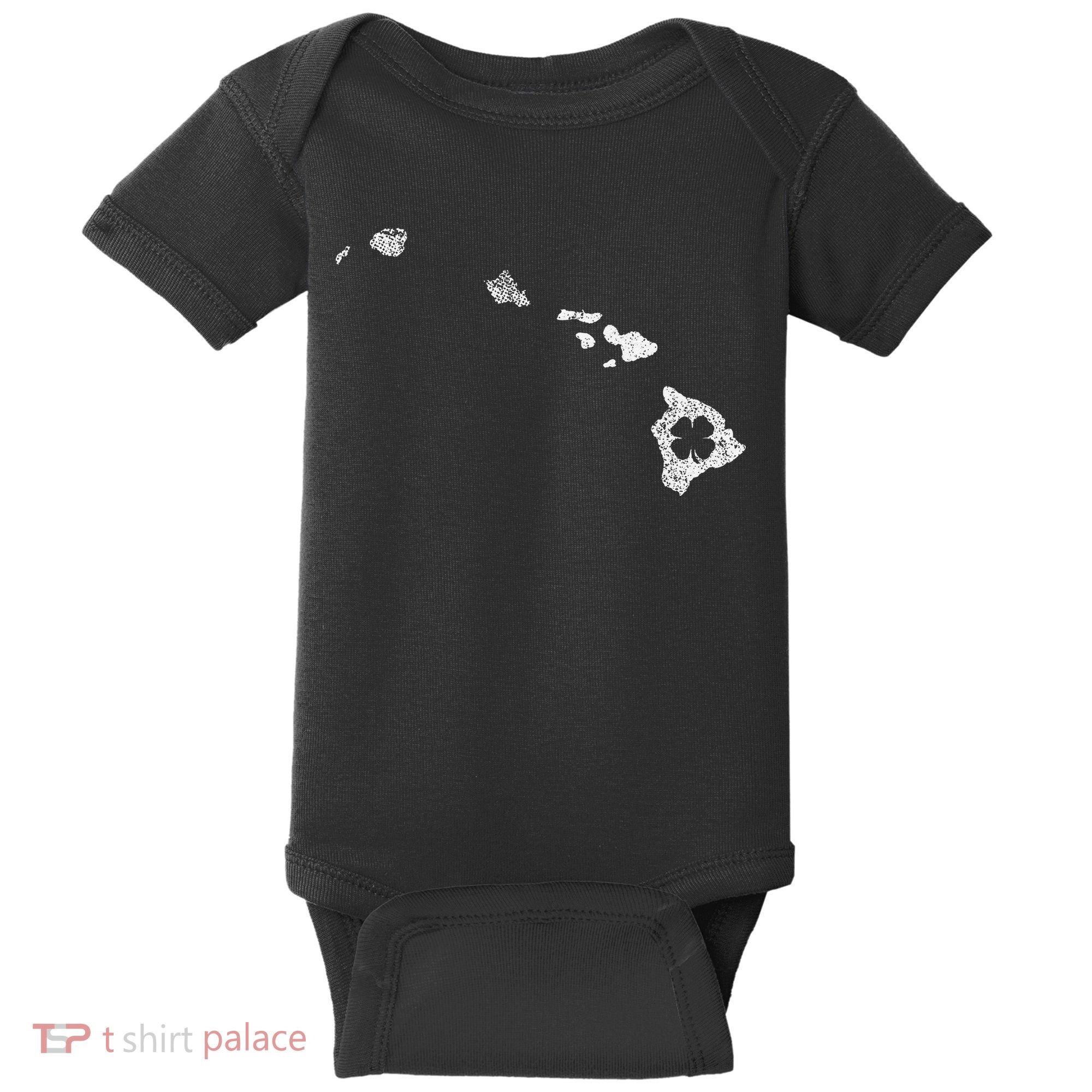 St Patricks Day Shamrock Hawaii Irish Green Saint Paddy's Baby Bodysuit