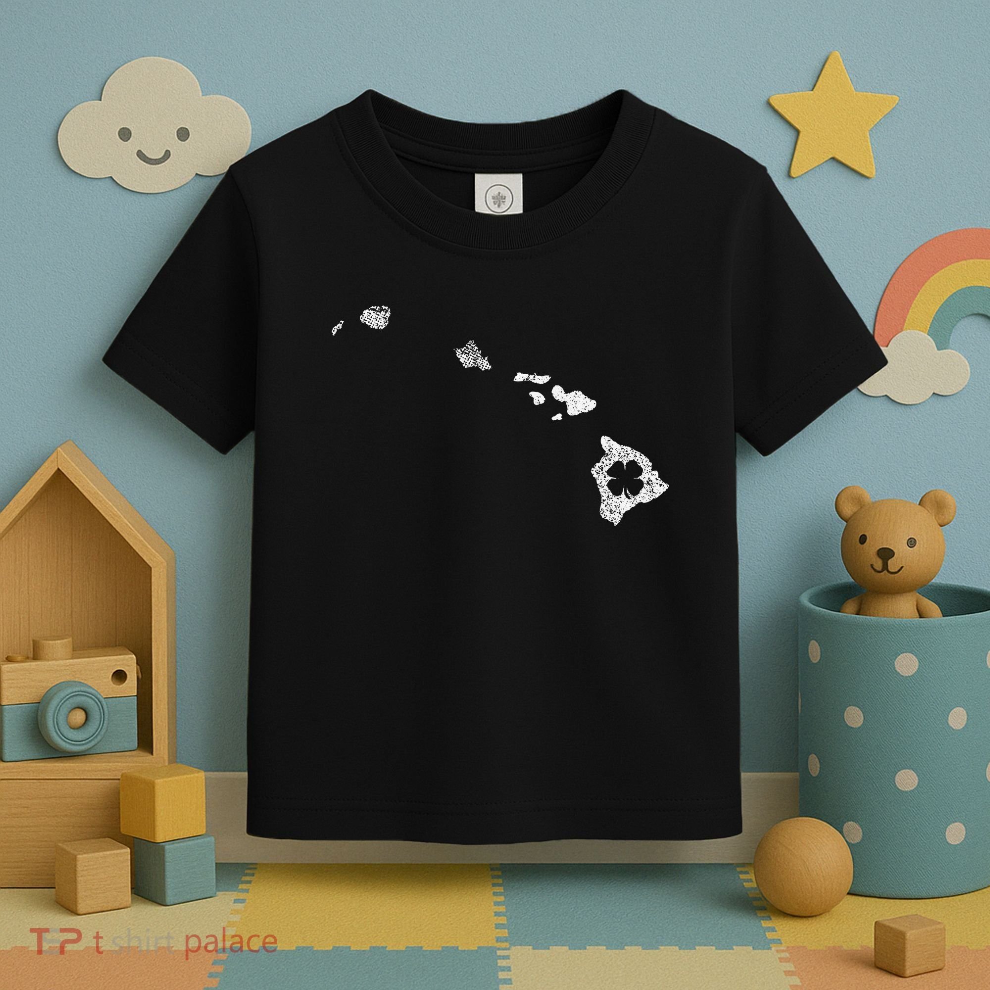 St Patricks Day Shamrock Hawaii Irish Green Saint Paddy's Toddler T-Shirt