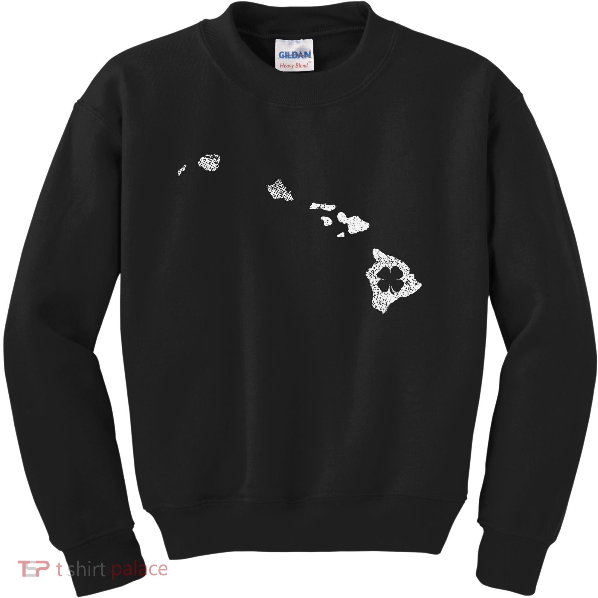 St Patricks Day Shamrock Hawaii Irish Green Saint Paddy's Kids Sweatshirt
