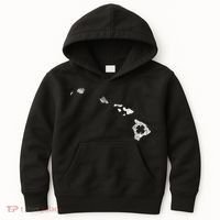 St Patricks Day Shamrock Hawaii Irish Green Saint Paddy's Kids Hoodie thumb 0