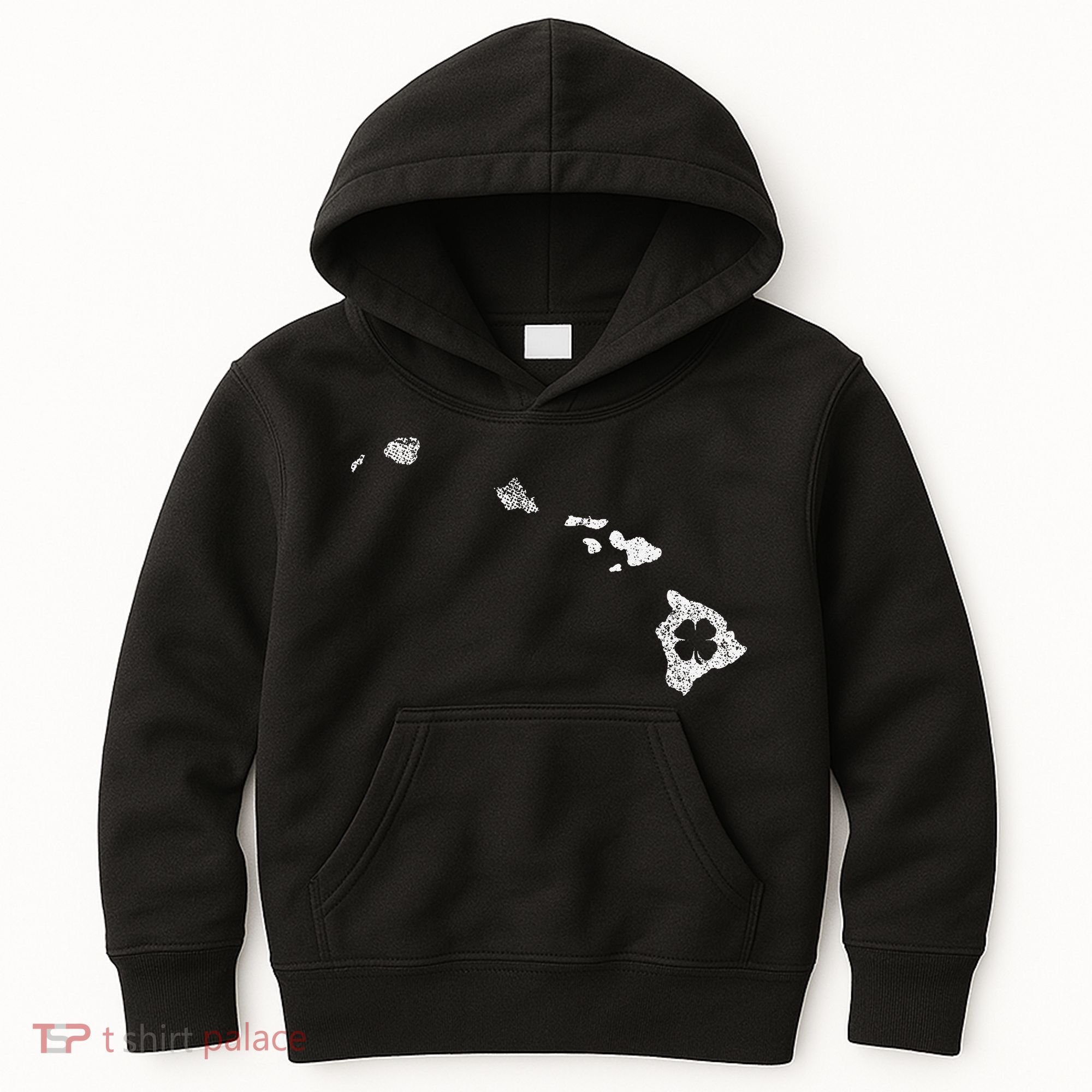 St Patricks Day Shamrock Hawaii Irish Green Saint Paddy's Kids Hoodie