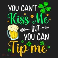 St Patrick's Day Lucky Shamrock Waitress Bartender Waiter Tumbler thumb 3