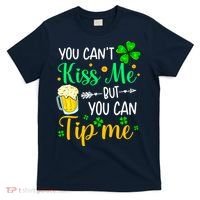 St Patrick's Day Lucky Shamrock Waitress Bartender Waiter T-Shirt thumb 0