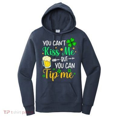 St Patrick's Day Lucky Shamrock Waitress Bartender Waiter Women's Hoodie