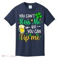 St Patrick's Day Lucky Shamrock Waitress Bartender Waiter Kids T-Shirt thumb 0
