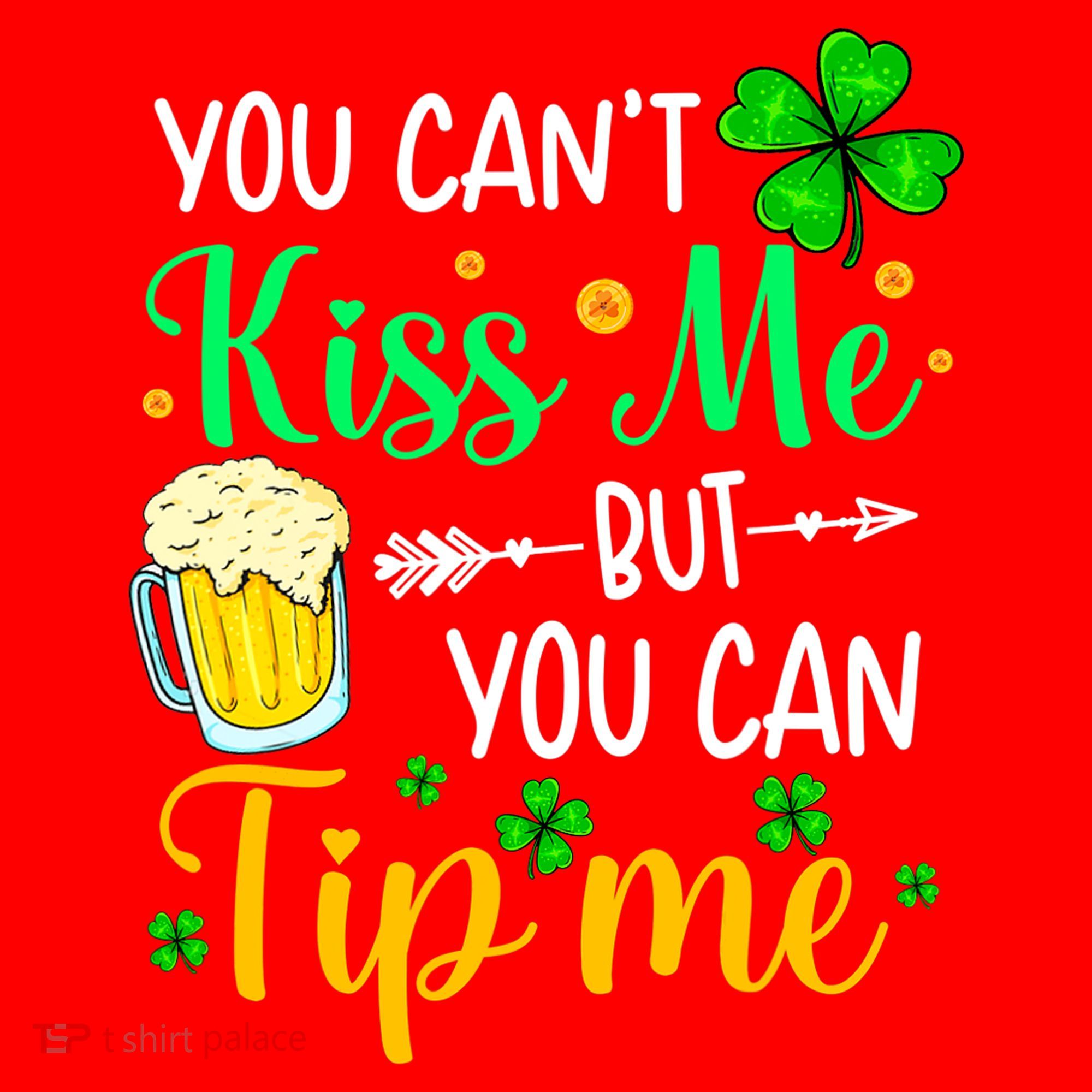 St Patrick's Day Lucky Shamrock Waitress Bartender Waiter Santa Hat