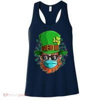 St Patricks Day Quarantined Masked Leprechaun Women's Tank Top thumb 0