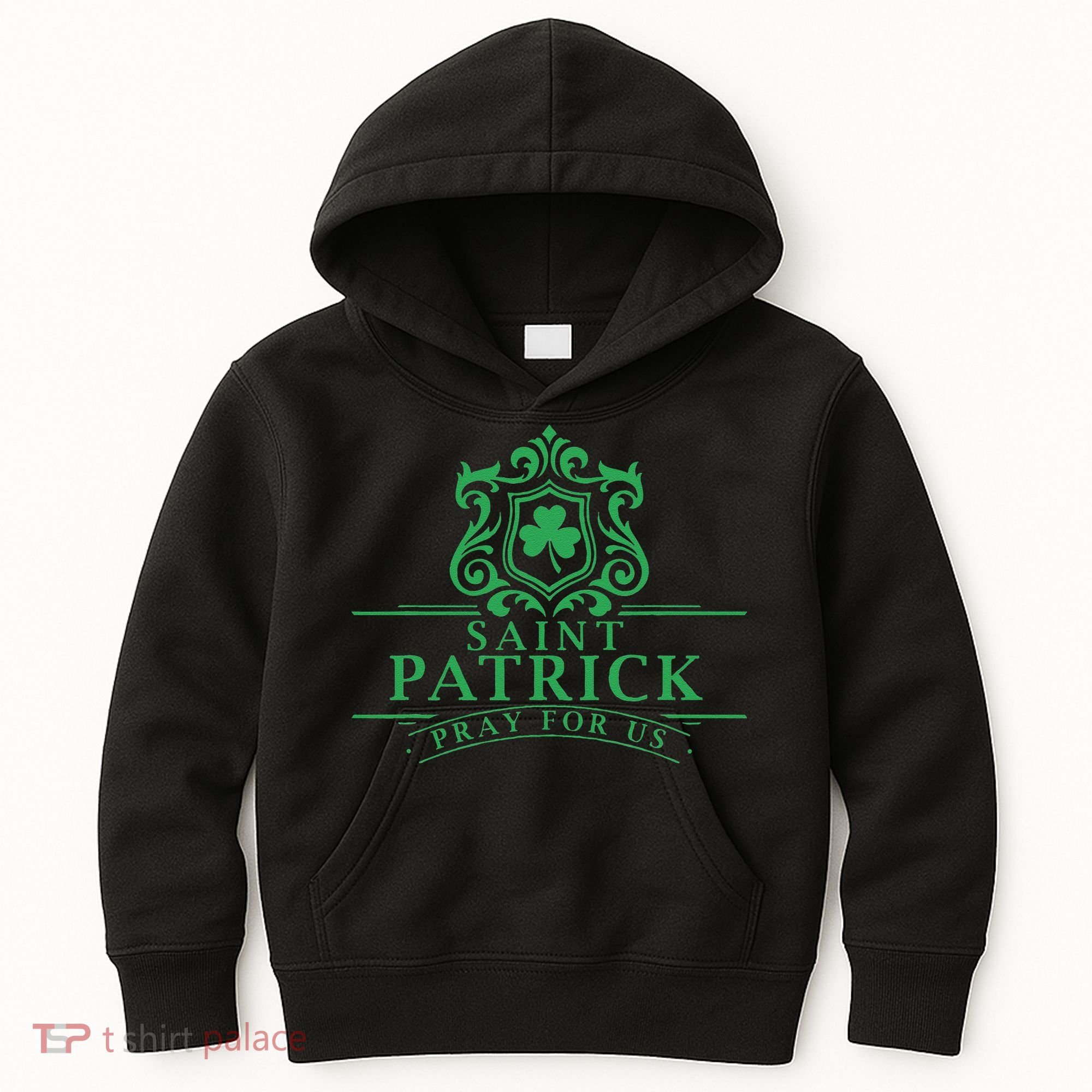 Saint Patricks Day Pray For Us St Patrick's Catholic Patty's Kids Hoodie