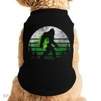 St Patricks Day Bigfoot Irish Shamrock Sasquatch Clover Leaf Doggie Tank thumb 0