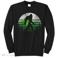 St Patricks Day Bigfoot Irish Shamrock Sasquatch Clover Leaf Sweatshirt thumb 0