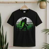 St Patricks Day Bigfoot Irish Shamrock Sasquatch Clover Leaf T-Shirt thumb 2