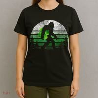 St Patricks Day Bigfoot Irish Shamrock Sasquatch Clover Leaf T-Shirt thumb 4