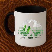 St Patricks Day Bigfoot Irish Shamrock Sasquatch Clover Leaf Coffee Mug thumb 2