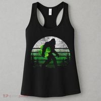 St Patricks Day Bigfoot Irish Shamrock Sasquatch Clover Leaf Women's Tank Top thumb 3