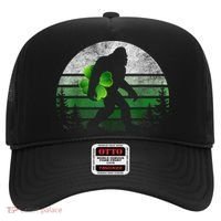 St Patricks Day Bigfoot Irish Shamrock Sasquatch Clover Leaf Hat thumb 0