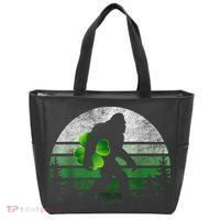 St Patricks Day Bigfoot Irish Shamrock Sasquatch Clover Leaf Tote Bag thumb 0