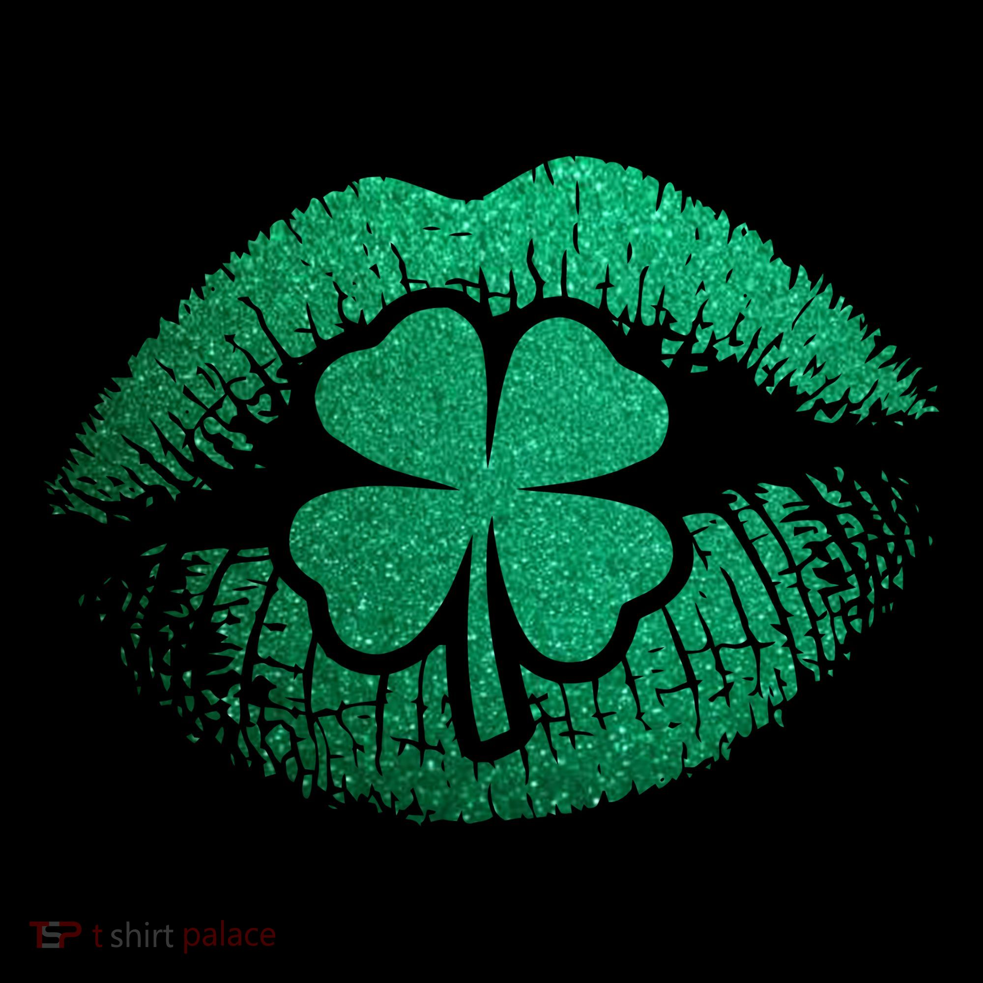 St PatrickS Day Irish Leaf Clover Lips Coffee Mug