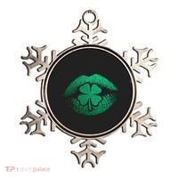 St PatrickS Day Irish Leaf Clover Lips Ornament thumb 0