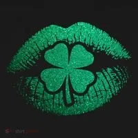 St PatrickS Day Irish Leaf Clover Lips Toddler T-Shirt thumb 4