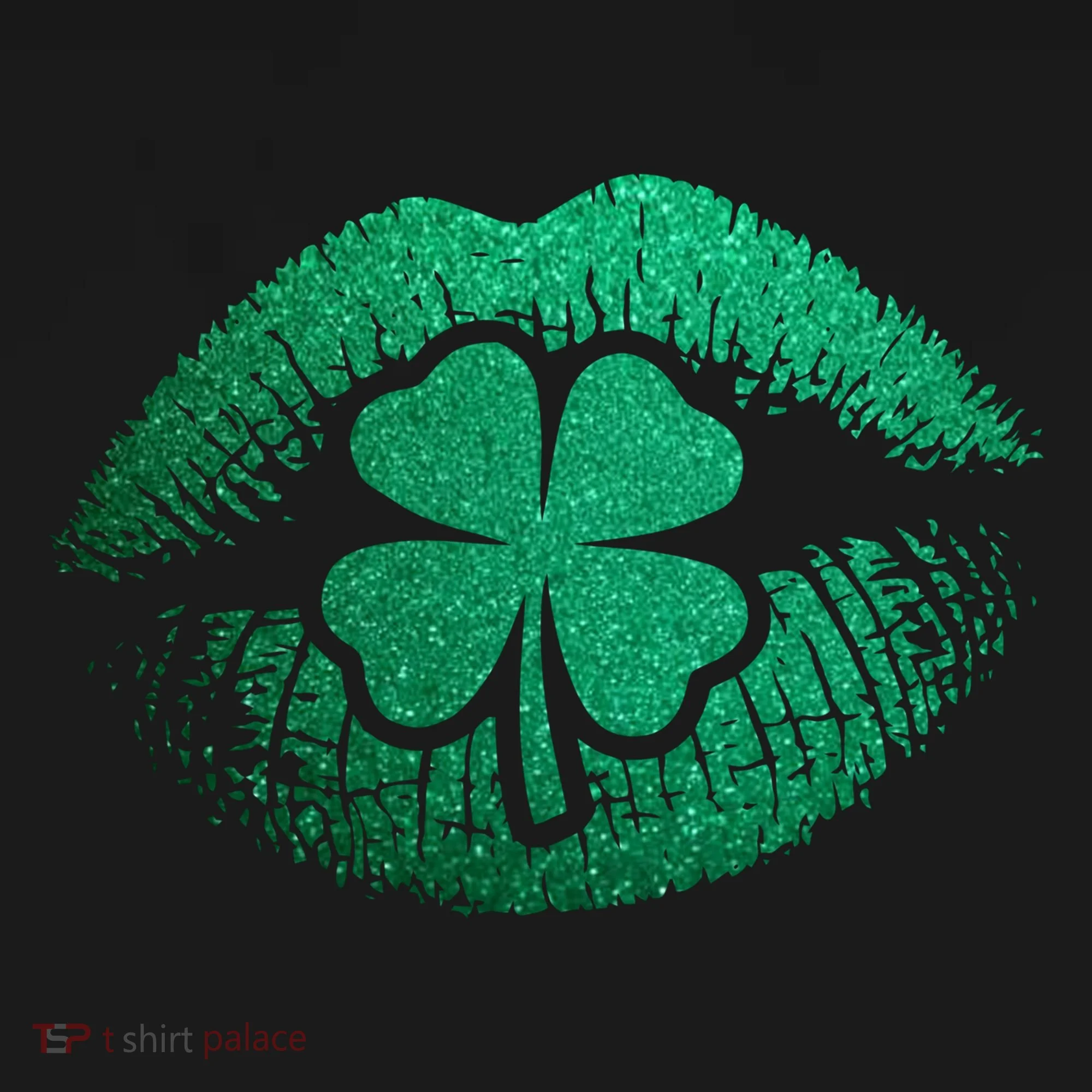 St PatrickS Day Irish Leaf Clover Lips Toddler T-Shirt