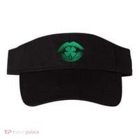 St PatrickS Day Irish Leaf Clover Lips Visor thumb 0