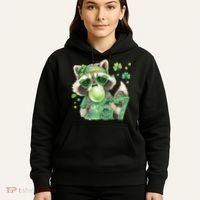 St Patrick’s Day 67 Raccoon Viral Meme Hoodie thumb 5
