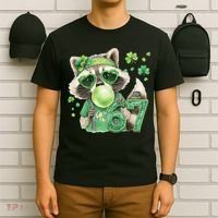 St Patrick’s Day 67 Raccoon Viral Meme T-Shirt thumb 6