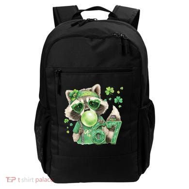 St Patrick’s Day 67 Raccoon Viral Meme Backpack