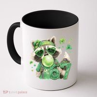 St Patrick’s Day 67 Raccoon Viral Meme Coffee Mug thumb 0