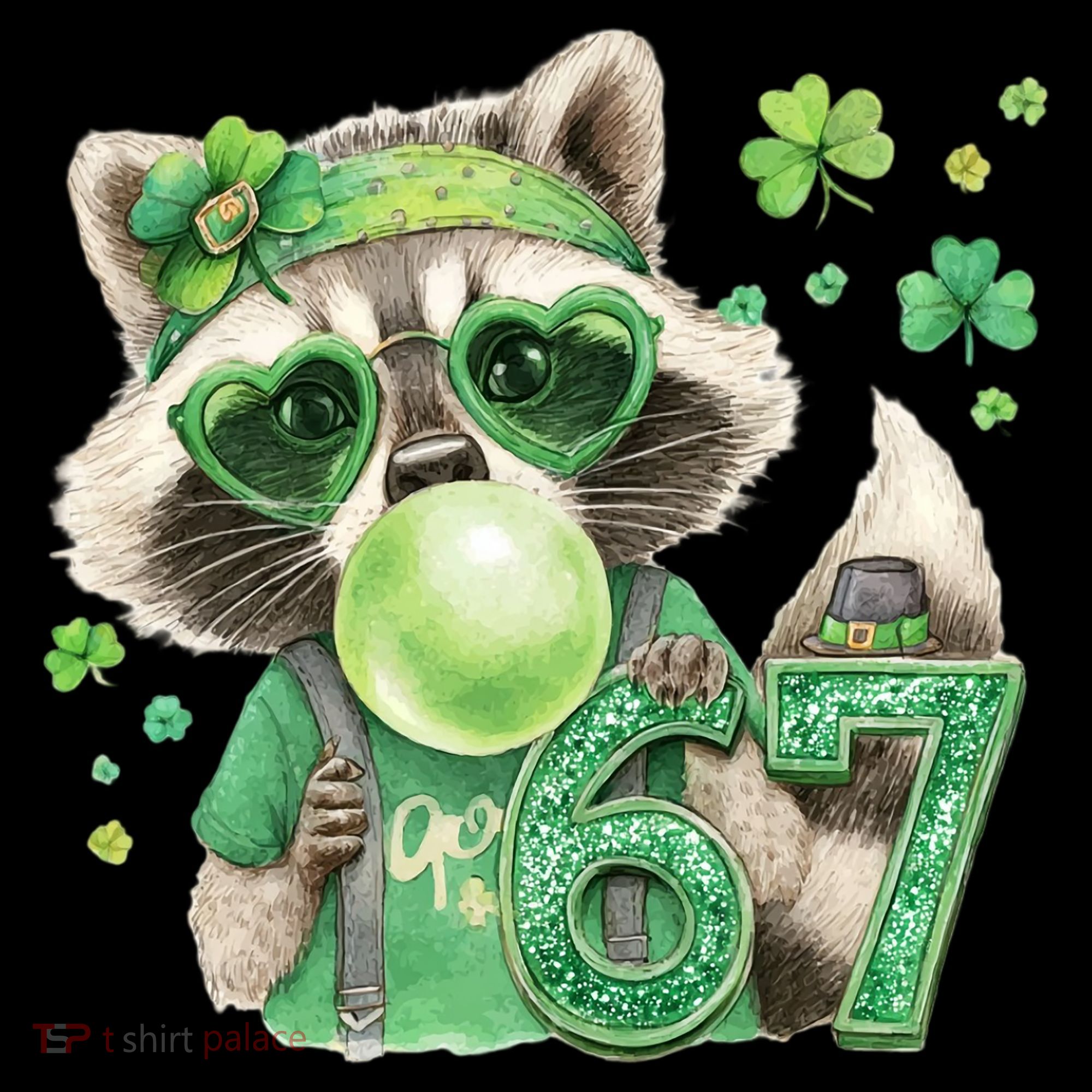 St Patrick’s Day 67 Raccoon Viral Meme Coffee Mug