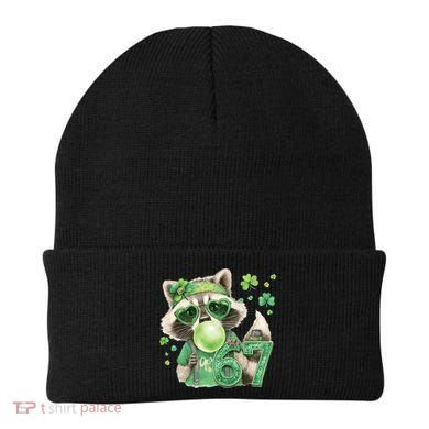 St Patrick’s Day 67 Raccoon Viral Meme Beanie