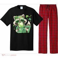 St Patrick’s Day 67 Raccoon Viral Meme Pajama Set thumb 0