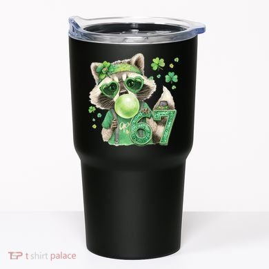St Patrick’s Day 67 Raccoon Viral Meme Tumbler