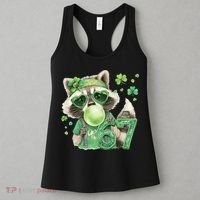 St Patrick’s Day 67 Raccoon Viral Meme Women's Tank Top thumb 3