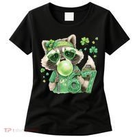 St Patrick’s Day 67 Raccoon Viral Meme Women's T-Shirt thumb 0