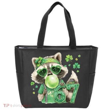 St Patrick’s Day 67 Raccoon Viral Meme Tote Bag