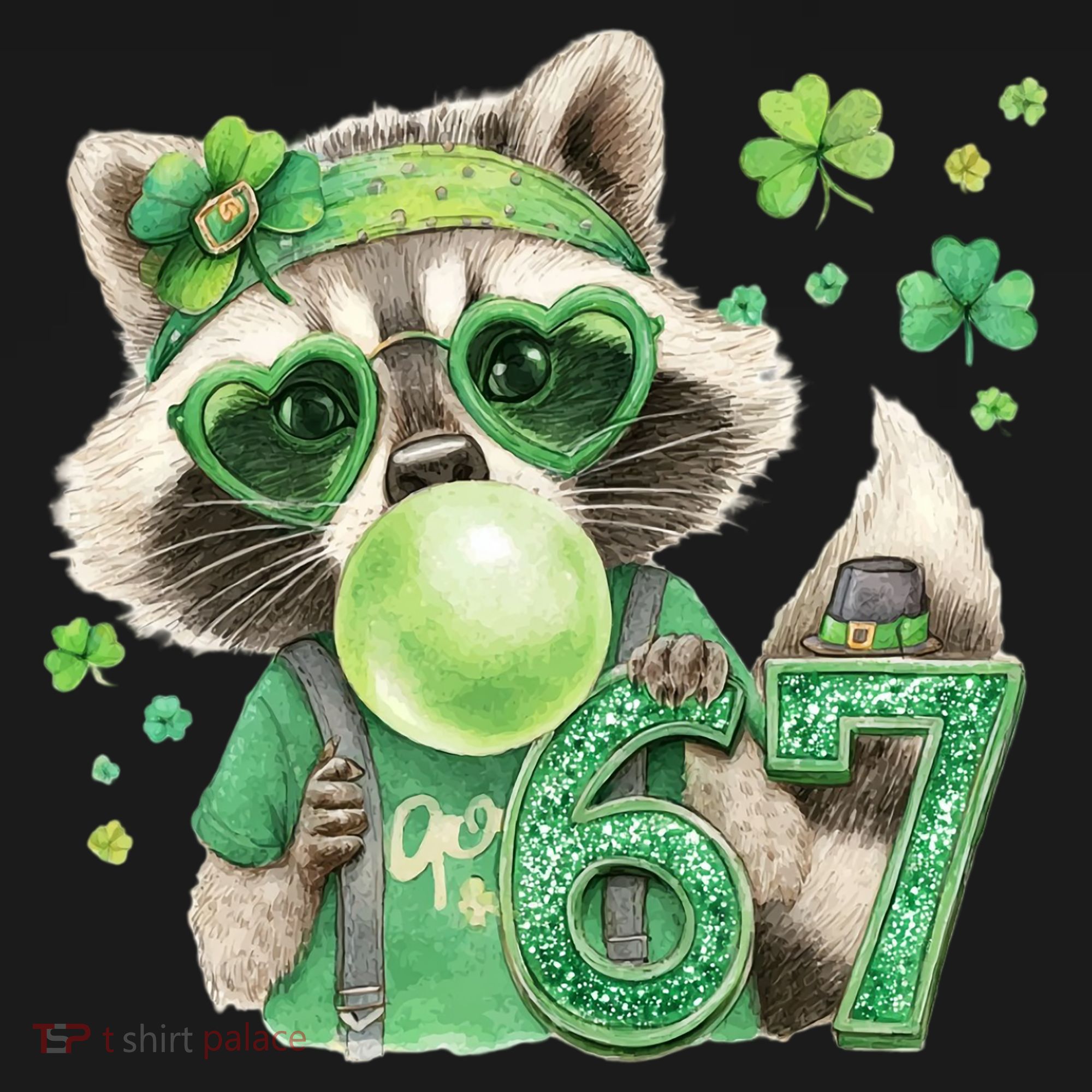 St Patrick’s Day 67 Raccoon Viral Meme Tote Bag