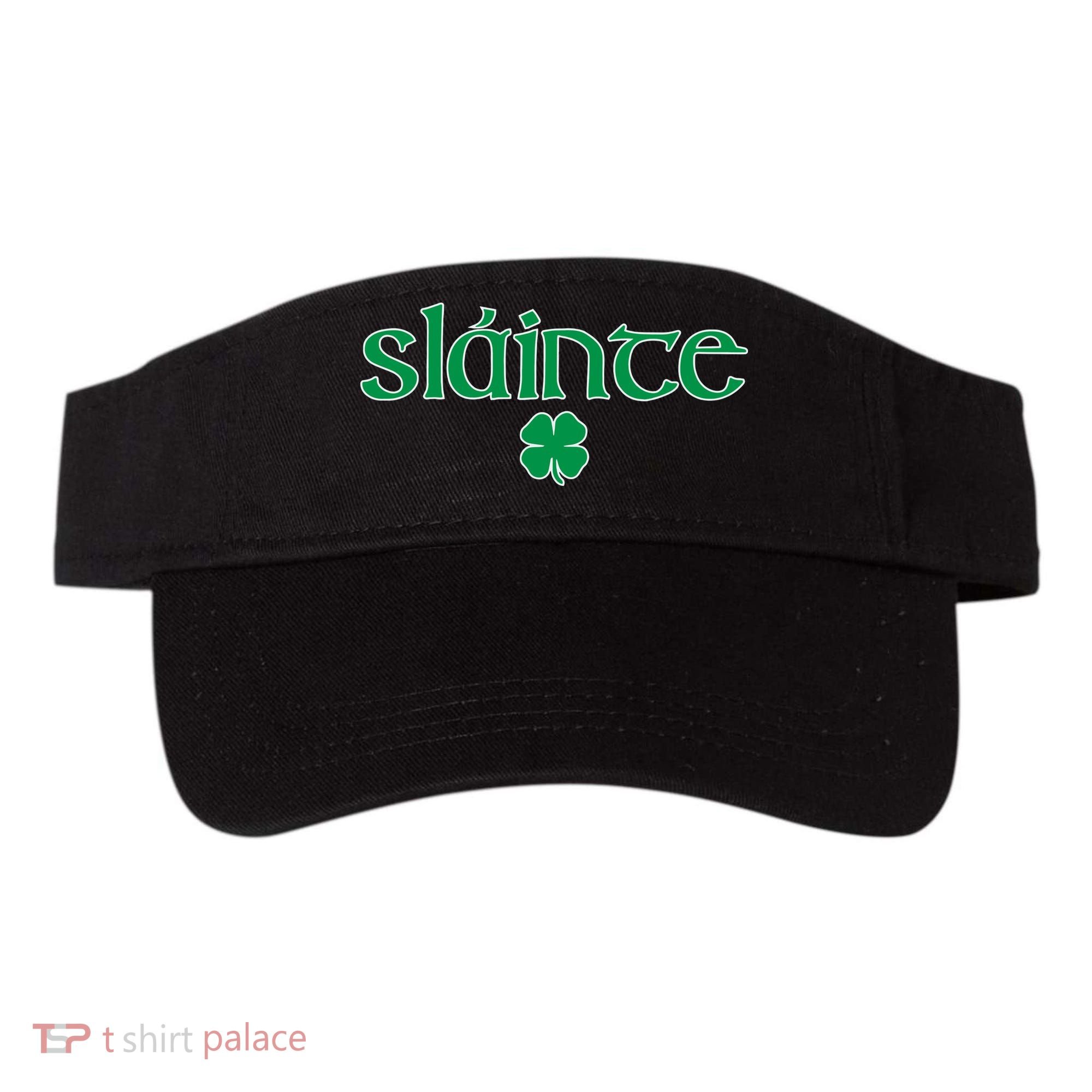 Slainte Patricks Day Shamrock Visor