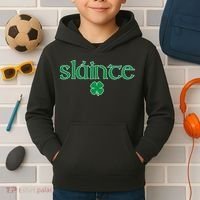 Slainte Patricks Day Shamrock Kids Hoodie thumb 2