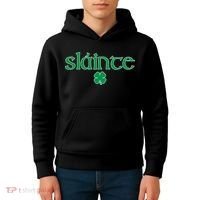 Slainte Patricks Day Shamrock Kids Hoodie thumb 4
