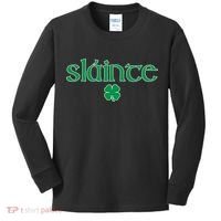 Slainte Patricks Day Shamrock Kids Long Sleeve Shirt thumb 0