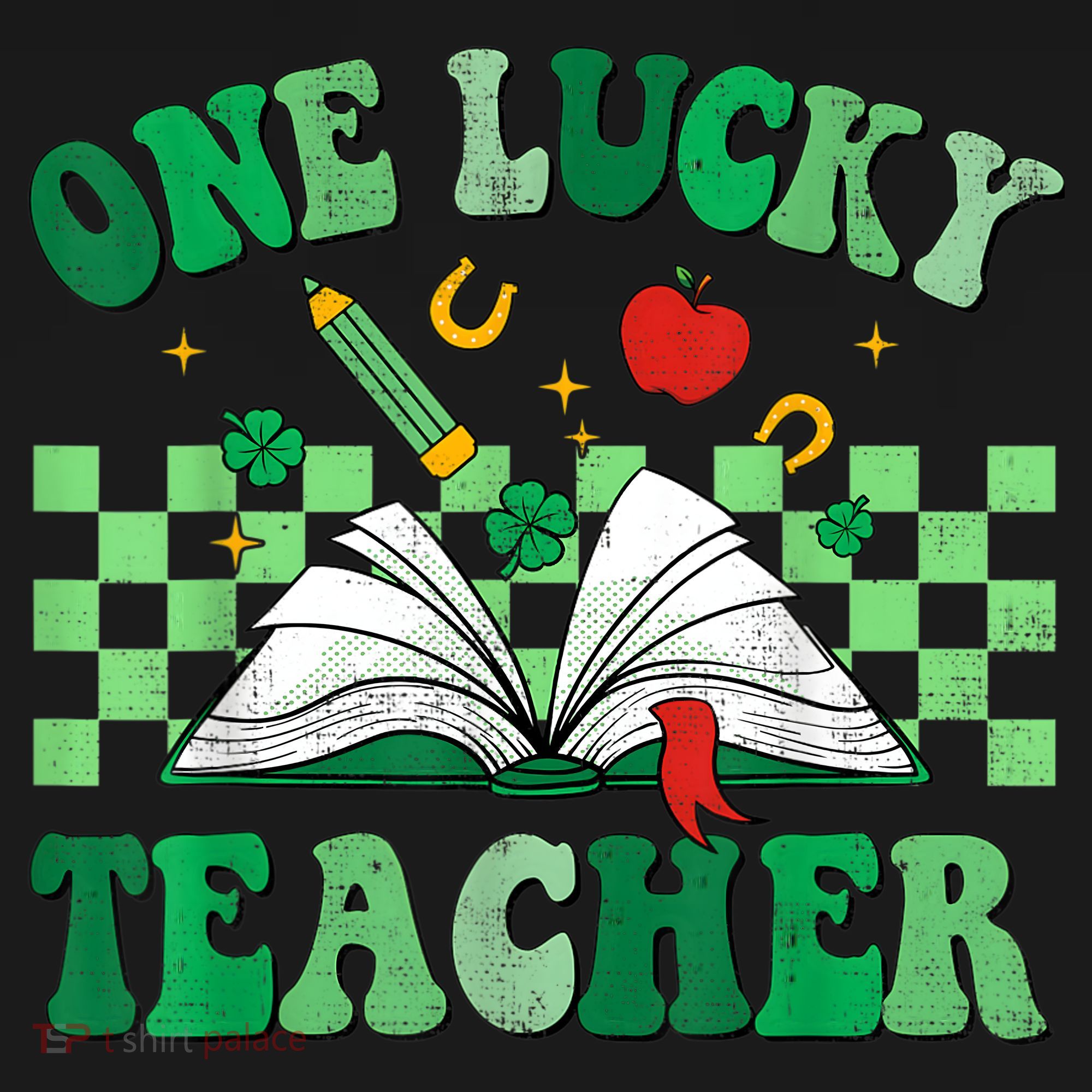 St Patricks Day Teacher Shirt One Lucky Teacher Shamrock Women's Hoodie