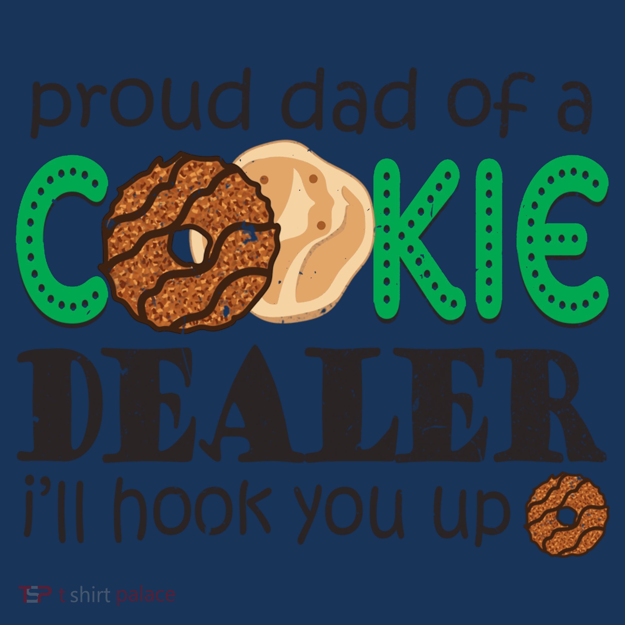 Scout Proud Dad Of A Cookie Dealer Girl Troop Leader Pullover Hoodie T-Shirt