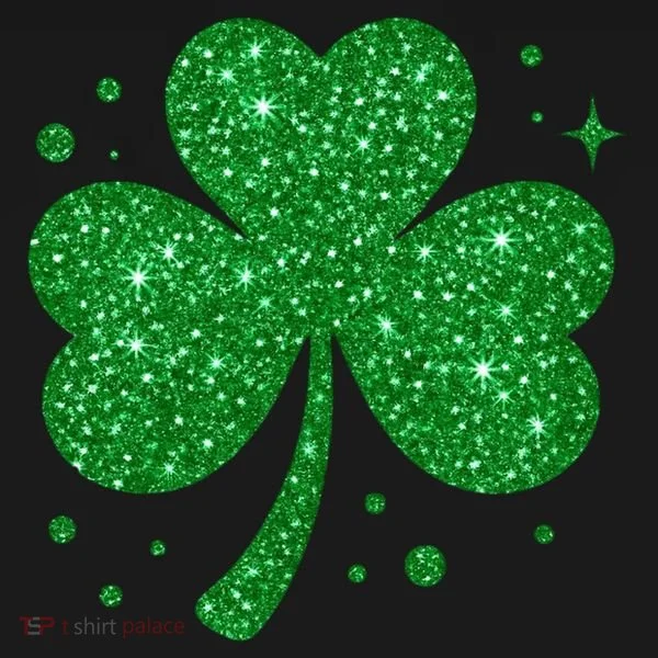 St Patrick's Day Glittery Shamrock Clover Bucket Hat