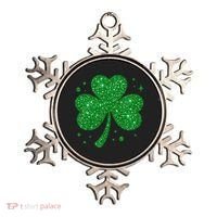 St Patrick's Day Glittery Shamrock Clover Ornament thumb 0